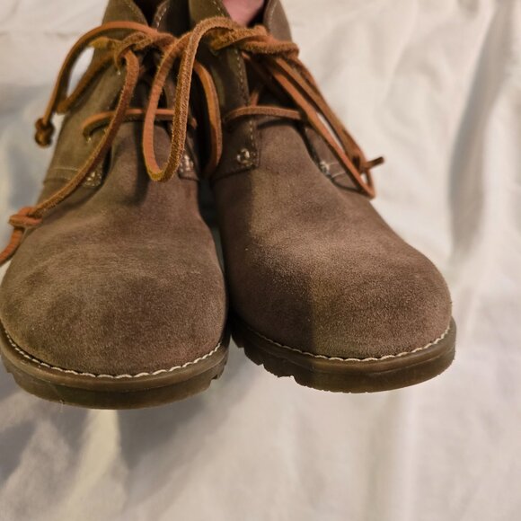 Sperry Top Sider Women's Celeste Prow Suede Bootie Taupe Tan Leather 8.5M. - Picture 10 of 14